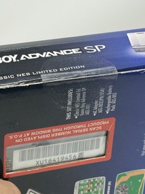 NES Classic Game Boy Advance SP System Console NEW Factory Sealed In Box Rare