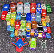 Disney Pixar Cars Mixed Lot of 45 Metal  Plastic, Large  Minis 