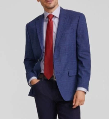 Giacca blazer tuta uomo Michael Kors vestibilità classica 42 R NUOVO $295 KTNN1K2Y1227