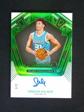 2024-25 Panini Flawless Tidjane Salaun RC Rookie Shade Auto Emerald 3/5