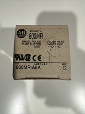 Allen-Bradley 800MR Small Round Push Button Unit, Flush Head