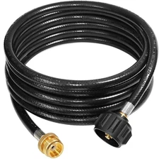 15ft Propane Gas Adapter Hose QCC1/Type1 1lb to 20lb Converter Brass Fittings