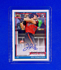 2026 Topps Series 1 Will Robertson RC 1991 TOPPS autograph - White Sox #91A-ROB