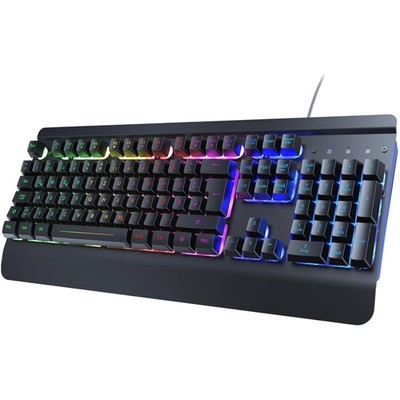 QWERTZ, Vollmetallgehäuse, Regenbogen-LED-Hintergrundbeleuchtung, Leise Compu...