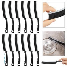 12 Pack Crevice Cleaning Brush Grout Tile Gap Scrub Skinny Toilet Shower Kitchen