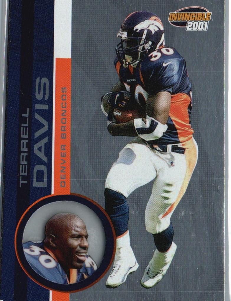 2001 Pacific Invincible #71 Terrell Davis Retail