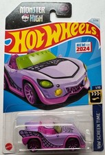 2024 Hot Wheels HW SCREEN TIME 1/10 Monster High Ghoul Mobile 3/250