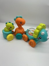 Fisher-Price Paradise Pals Dino Choo Choo Trio dinosaur push along toy 2020