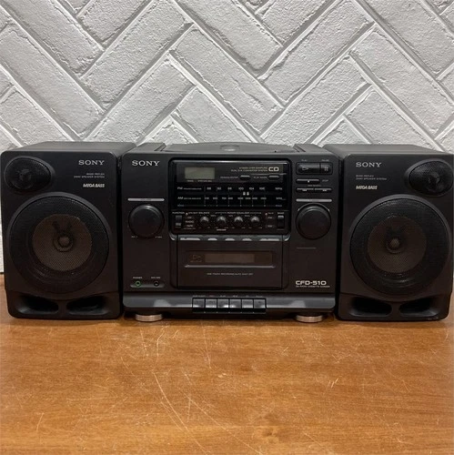Sony Vintage Boombox CD/FM/AM Radio Cassete  Model CFD-510