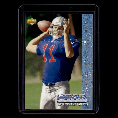 Drew Bledsoe #11 1993 Upper Deck Star Rookie New England Patriots Football Card