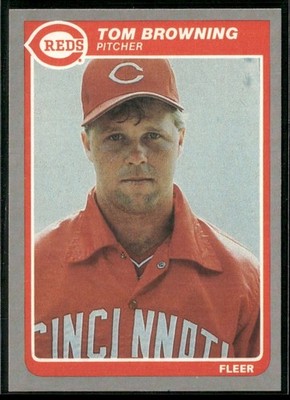 1985 Fleer Update Tom Browning Rookie #U-12 ~ NM-MT ~