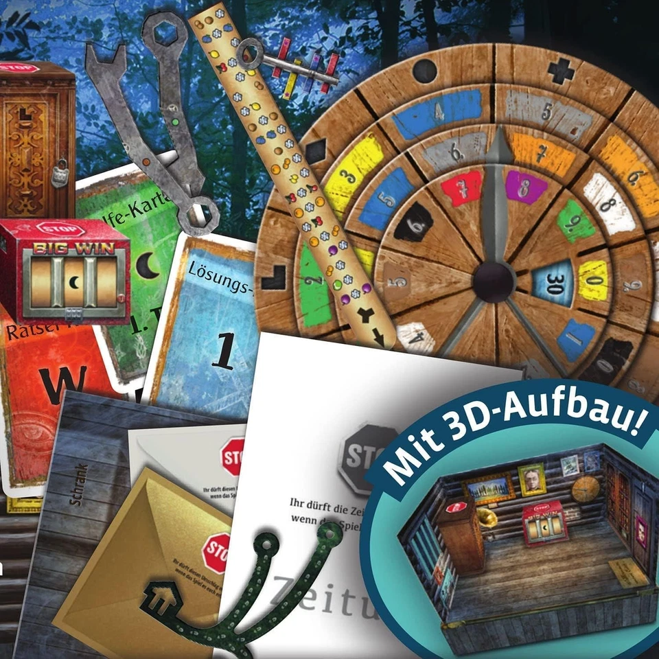 EXIT®-Das Spiel: Die Rückkehr in die verlassene Hütte, 1-4 Spieler ab 12 Jahre - Bild 3 von 4