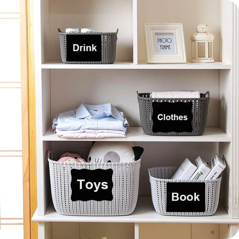 Chalkboard Labels Extra Large Waterproof Adhesive Rectangles Chalkboard Stick... - Image 2 of 4