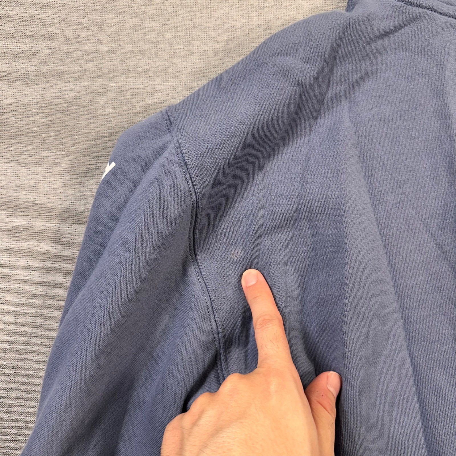 Polo Ralph Lauren Hoodie Sweatshirt Women's S Blue Spellout Drawstring thumbnail 8