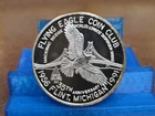 Vintage 1991 Flying Eagle Coin Club 35th Anniversary 1 Ounce .999 Silver Round
