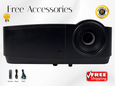 InFocus IN122a DLP Projector for Libraries and Public Spaces 3500 Lumens 2160p  
