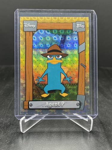 Agent P [Black] #P&F-20 2026 Topps Disney Neon Phineas and Ferb card