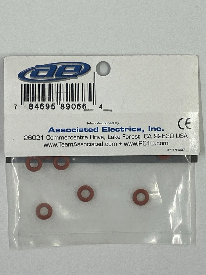 Team Associated RC8B3 1/8th Scale Buggy 89066 Shock O-Ring - Image 2 of 2