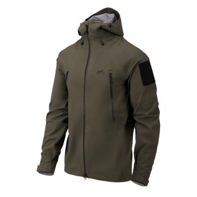 Softair HELIKON SQUALL HARDSHELL Torrentstretch  Jacket - Taiga Green - Size M