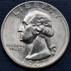 1947 S Washington Quarter 25c Silver BU UNC GEM Brilliant Uncirculated #97316
