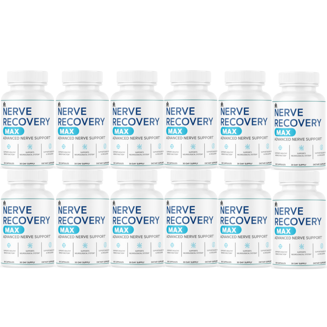 Nerve Recovery Advanced Nerve Support, Nerve Protection Official - 12 Bottles