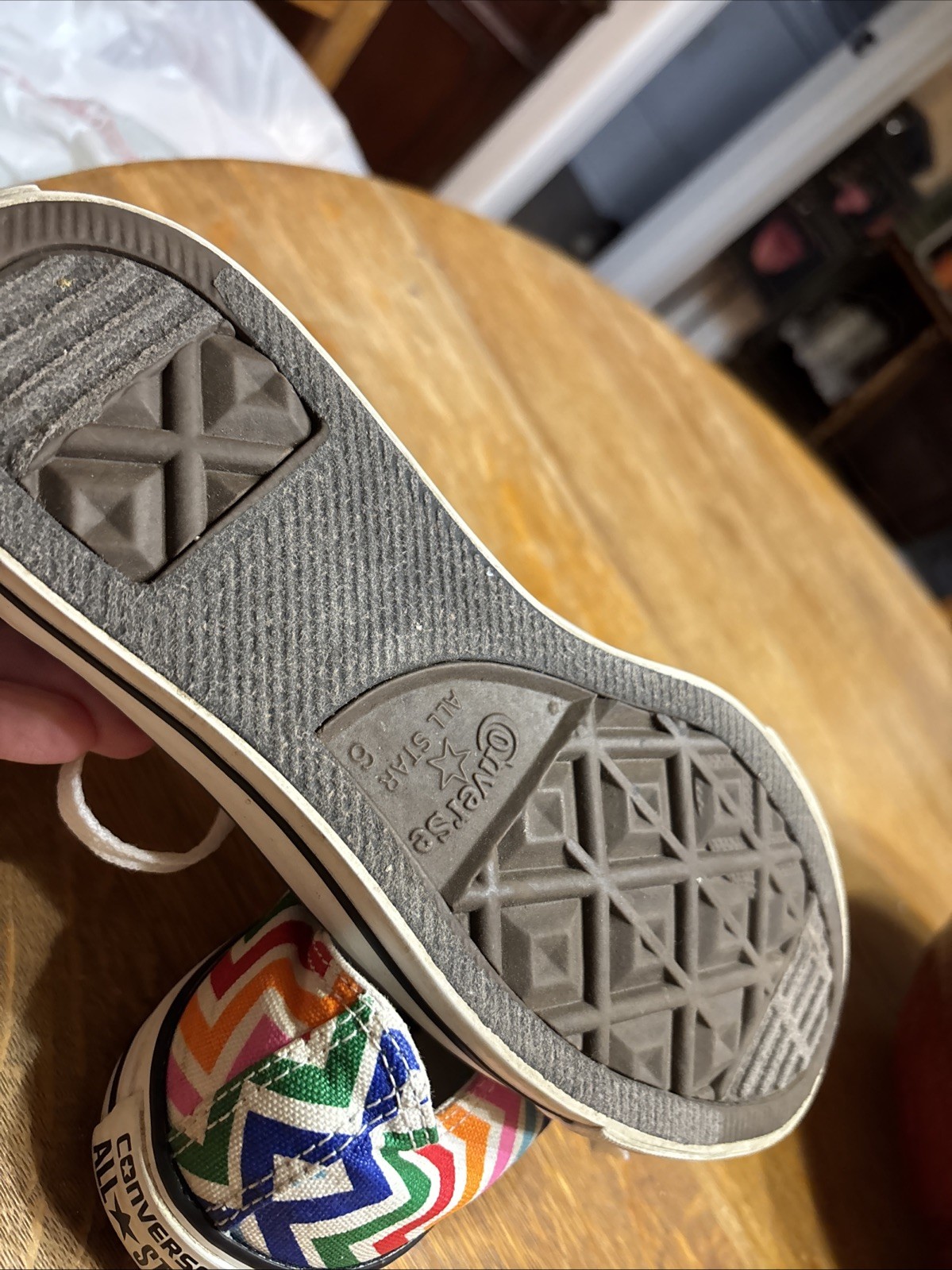 Converse Multicolor Chevron Pattern Sneakers. M 6… - image 5