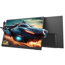 Portable Gaming Monitor 16  2.5K 144Hz 2560x1600 HDR IPS Portable Monitor wit...