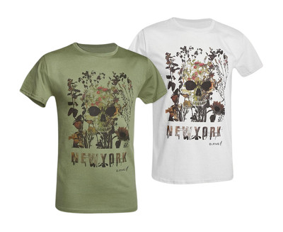 Herren Kurzarm Sommer 2 T Shirts um 1 Preis 100% Baumwolle 2 Farben M 2XL 2