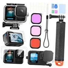 Accessories Kit for Gopro Hero 13 Waterproof Housing Case Underwater Float 