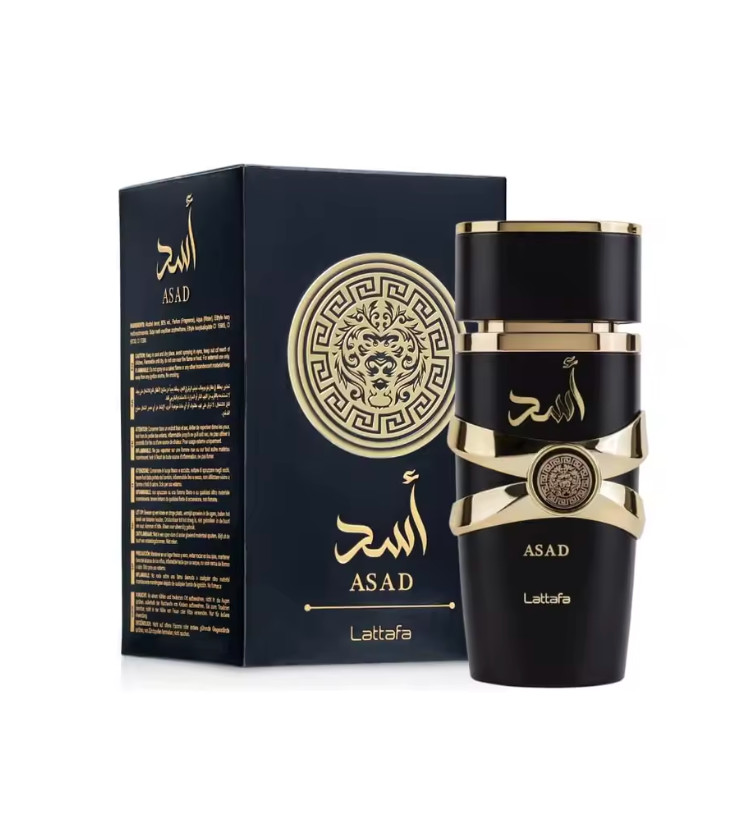 Lattafa Perfumes Asad for Unisex Eau de Parfum Spray, 3.4 Ounce