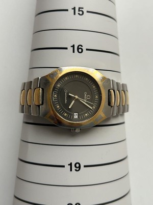 Omega Seamaster Polaris Date Stainless Steel Gold Silver Gray