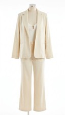 Sadie Sage Kate Tailored Blazer Cream