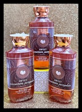 Bath  Body Works Sweet Cinnamon Pumpkin 10oz Shower Gel Body Wash Aloe B5 x3