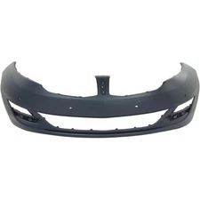 Bumper Cover For 2013-16 Lincoln MKZ with Object Sensor Holes Primed Front CAPA