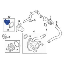 For Ford Explorer 2020-2026 Ford LB5Z8575C Engine Coolant Thermostat