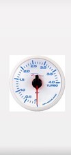 Depo Racing 52mm Turbo Boost Gauge 4b Series White Face High Precision Spo