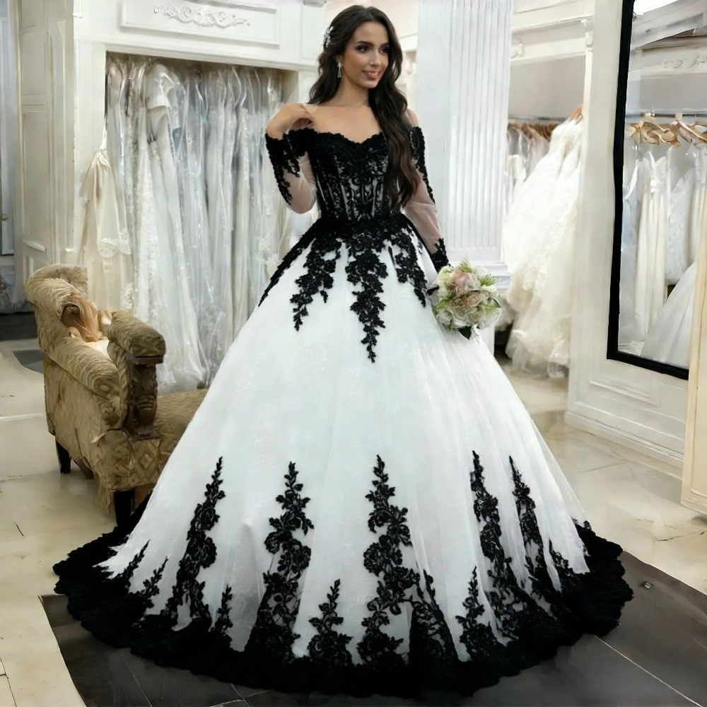 blue dress for baby girl 2022 Black Lace Wedding Dress with V-neckline  loveangeldress
