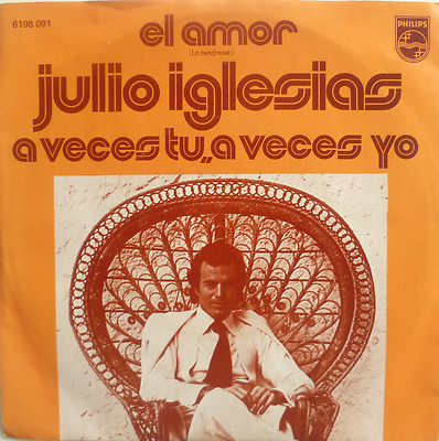 7''1975 RARE SPANISH PRESS! JULIO IGLESIAS El Amor MINT-