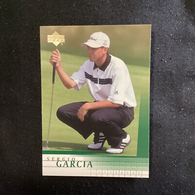 2001 Upper Deck Golf Sergio Garcia #3 Rookie                  HD1