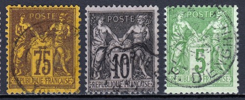France 1876/1890 - Très belle collection de type Sage COTE 520€ - TB 1er choix - Picture 10 of 10