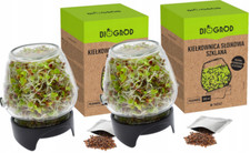 2 X Keimglas Twist-Off + Radieschensamen KEIMGERäT KEIMBOX  Keimgarten