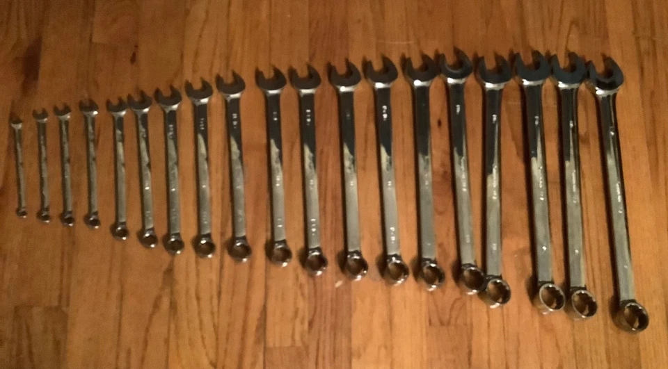 New Snap-on 1/4" thru 1 5/16" 12-point box Flank drive Plus Wrench Set SOEX42 - Image 3 of 4