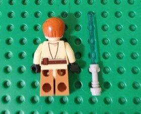 LEGO Star Wars Obi-Wan Kenobi (Medium Nougat Legs) Minifigure sw0449 Only 75012