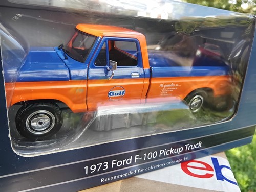 FIRST GEAR 1973 GULF OIL FORD F100 PICKUP TRUCK DIECAST