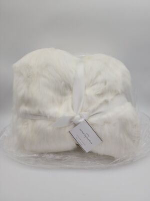 Pottery Barn Sun Bear Faux Fur Throw 50  X 60 