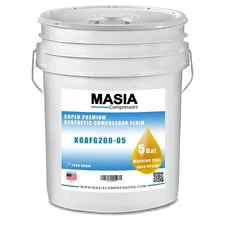 KOAFG200-05 Masia Compressors Food Grade Lubricant / ISO-46 / 8000 Hour Lifetime
