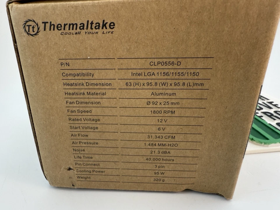 Thermaltake Gravity i2 95W Intel LGA 1156/1155/1150 92mm CPU Cooler CLP... - Image 3 of 3