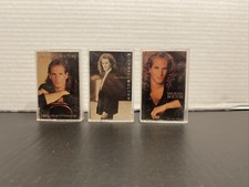 Lot of 3 Vintage MICHAEL BOLTON Cassette Tapes - Soul Provider, Time, One Thing
