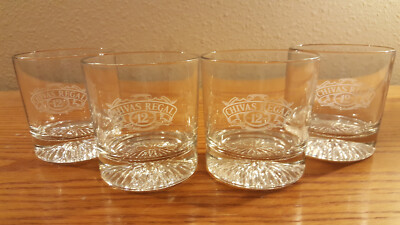 Chivas Regal Aged 12 Years 10 oz Rocks Glasses - Set of 4