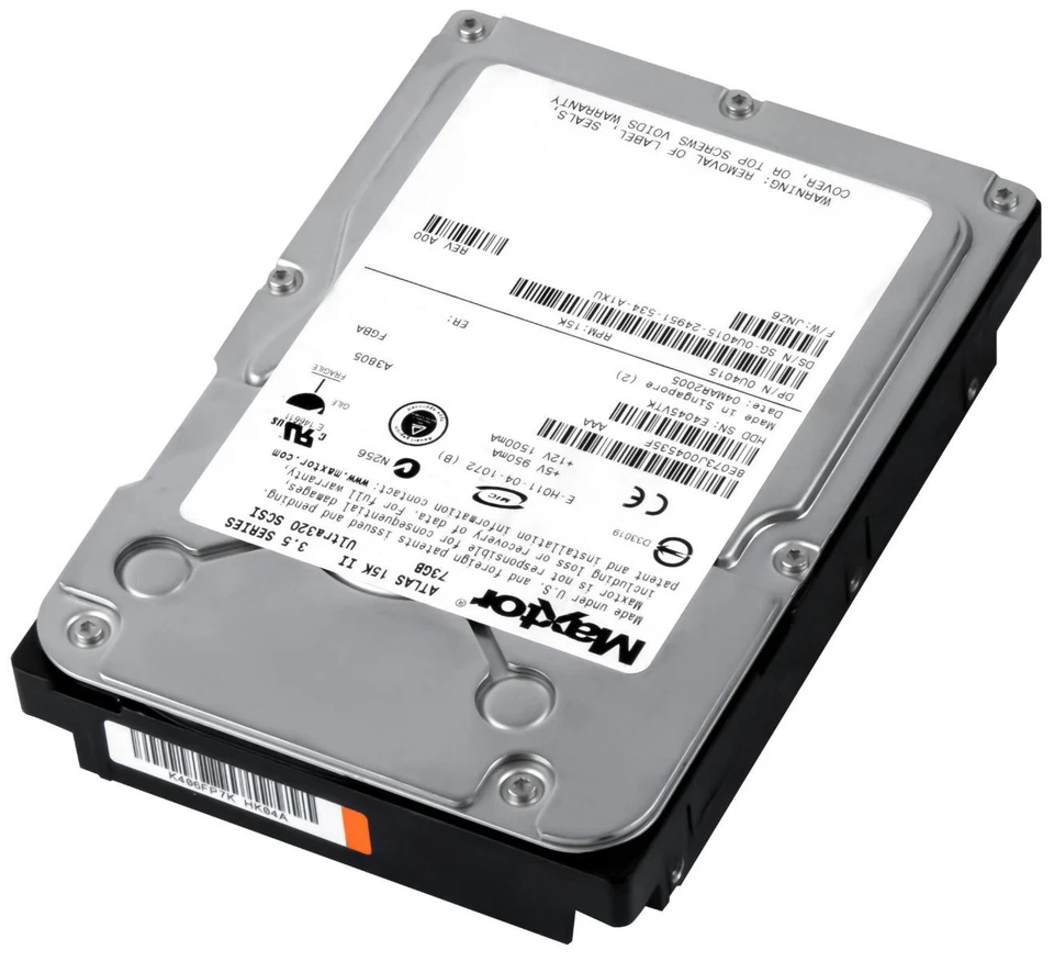 Hard Drive Dell 0U4015 73GB 15000U/Min 8MB Cache SCSI U320 8E073J0 3.5'' Inch - Image 3 of 3